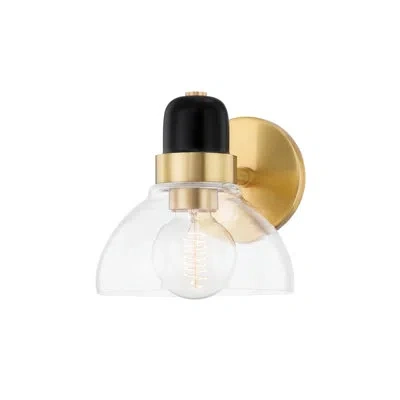 Mitzi Camile 1 Light Bath And Vanity In Aged Brass