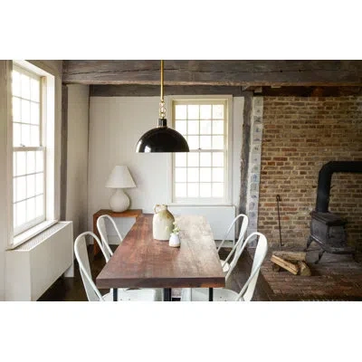 Mitzi Camille Pendant By Zio & Sons X  In Black