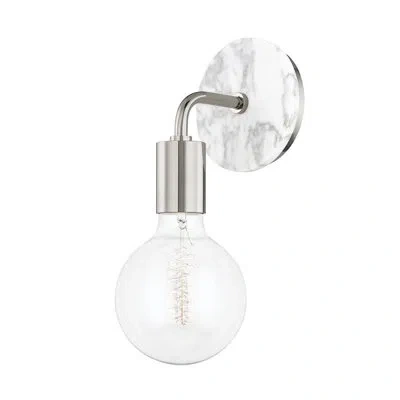 Mitzi Chloe 1 - Light Dimmable Armed Sconce In Polished Nickel