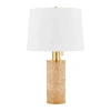 Mitzi Clarissa 1 Light Table Lamp In Tan