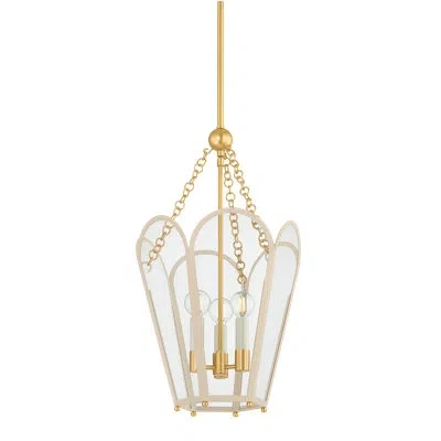 Mitzi Clarisse Lantern In Soft Bisque