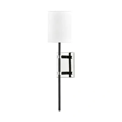 Mitzi Denise 1 Light Wall Sconce In Polished Nickel,black