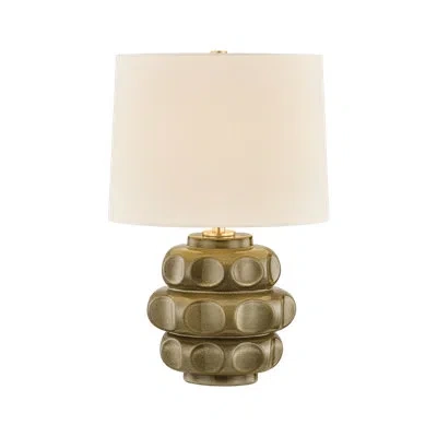 Mitzi Drew Table Lamp In Aged Brass