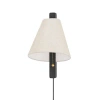 Mitzi Ellen 1 Light Plug-in Plug-in Sconce In Brown