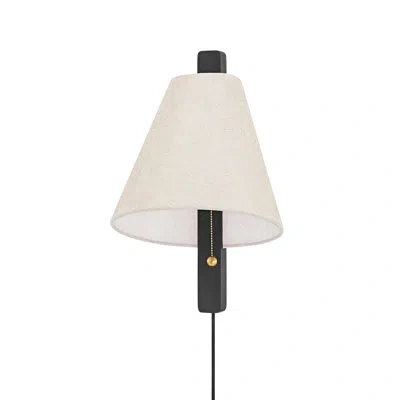 Mitzi Ellen 1 Light Plug-in Plug-in Sconce In Brown