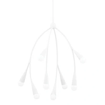 Mitzi Elsa 8 Light Chandelier By Eny Lee Parker X  In Textured White