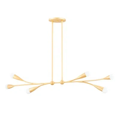Mitzi Elsa Linear By Eny Lee Parker In Gold Leaf