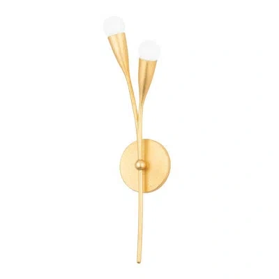 Mitzi Elsa Wall Sconce By Eny Lee Parker In Gold Leaf