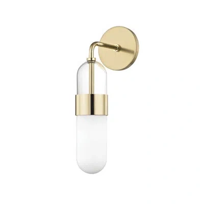 Mitzi Emilia 1 Light Wall Sconce In Polished Brass