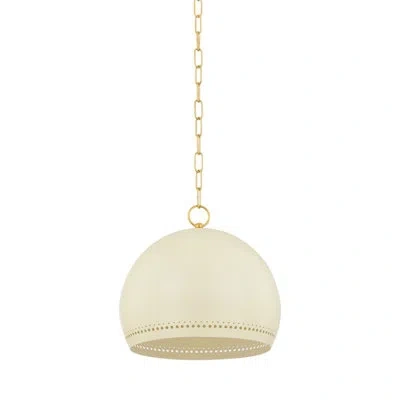 Mitzi Etna 1 Light Pendant In Brass