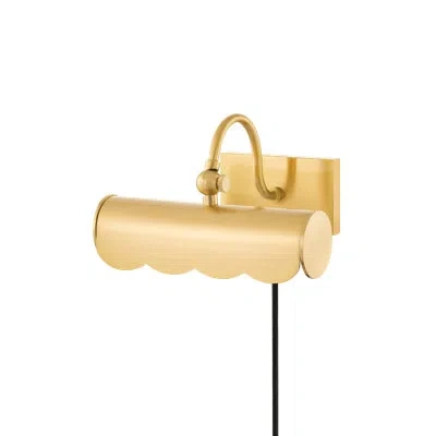 Mitzi Fifi Picture Light By Ariel Okin In Aged Brass