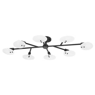 Mitzi Giselle 8 Light Semi Flush In Old Bronze