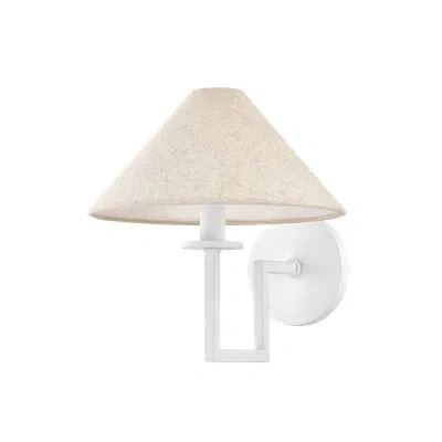 Mitzi Gladwyne Wall Sconce By Ariel Okin In Texture Blanc;texture White