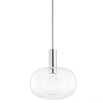 Mitzi Harlow 1 Light Pendant In Polished Nickel
