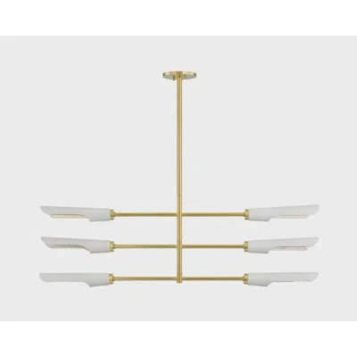 Mitzi Harperrose Chandelier By The Lifestyled Co In Aged Brass,soft White