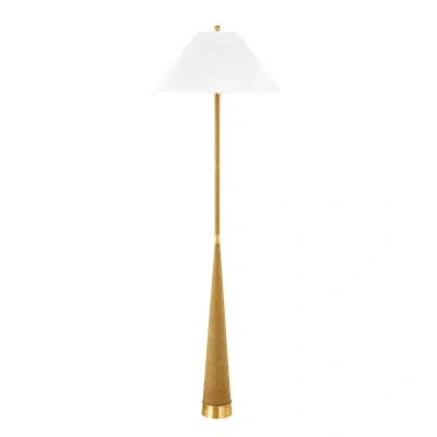 Mitzi Indie 1 Light Floor Lamp In Aged Brass