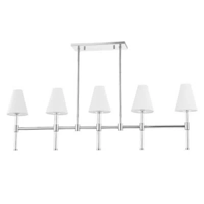 Mitzi Janelle 5 Light Linear In Polished Nickel