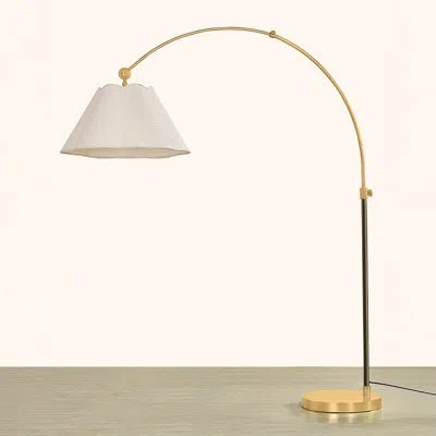 Mitzi Janie Floor Lamp By Mandy Cheng X  In Aged Brass,true Bronze