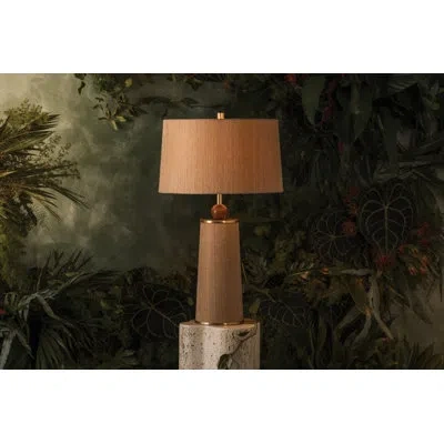 Mitzi January Table Lamp By Mandy Cheng X  In Tan
