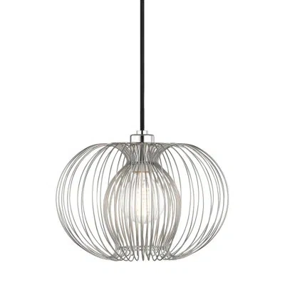 Mitzi Jasmine 1 Light Pendant In Polished Nickel