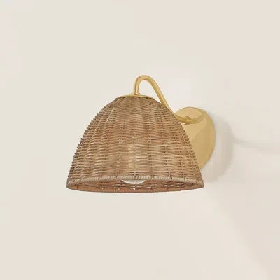 Mitzi Katniss 9.5 Inch Wide 1 Light Wall Sconce In Aged Brass