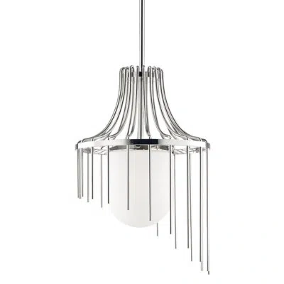 Mitzi Kylie 1-light Unique / Statement Geometric Pendant In Polished Nickel