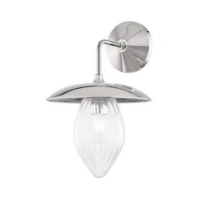 Mitzi Lana 1 - Light Dimmable Armed Sconce In Polished Nickel