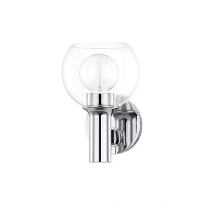 Mitzi Leslie 1 Light Bath Bracket - Aged Brass In Polished Nickel