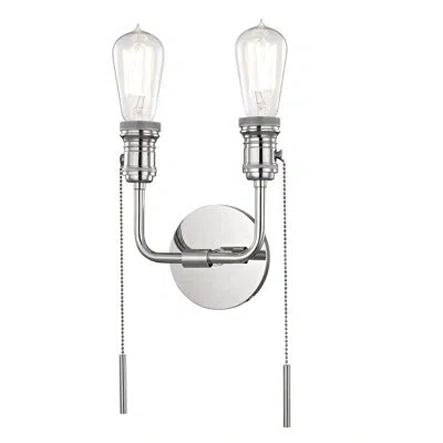 Mitzi Lexi 2 - Light Dimmable Armed Sconce In Polished Nickel