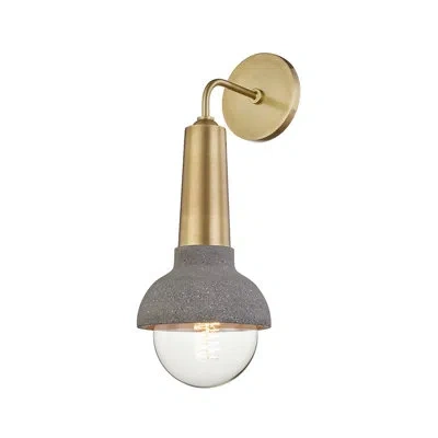 Mitzi Macy 1 Light Wall Sconce In Aged Brass