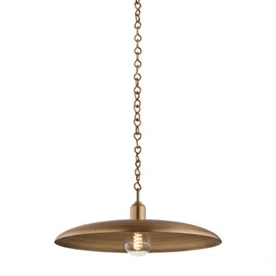 Mitzi Mamie Pendant In Antique Brass