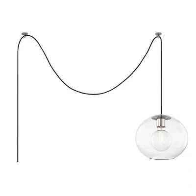 Mitzi Margot 1 Light Pendant In Polished Nickel