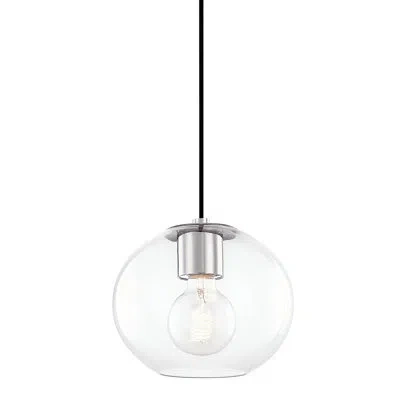 Mitzi Margot 1 Light Pendant In Polished Nickel