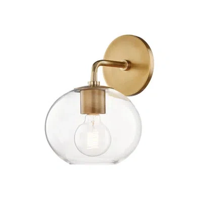 Mitzi Margot 1 Light Wall Sconce In Aged Brass