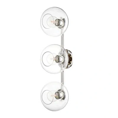 Mitzi Margot 3 - Light Dimmable Vanity Light In Polished Nickel