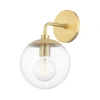 Mitzi Meadow 1 - Light Dimmable Armed Sconce In Aged Brass