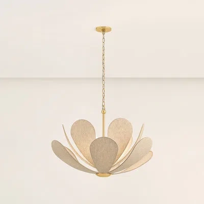 Mitzi Nadine Chandelier In Aged Brass