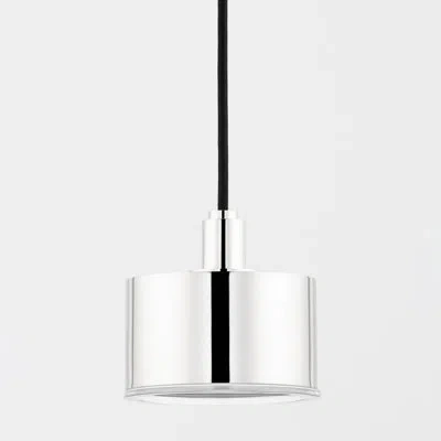 Mitzi Nora 1 - Light Unique / Statement Drum Pendant In Polished Nickel