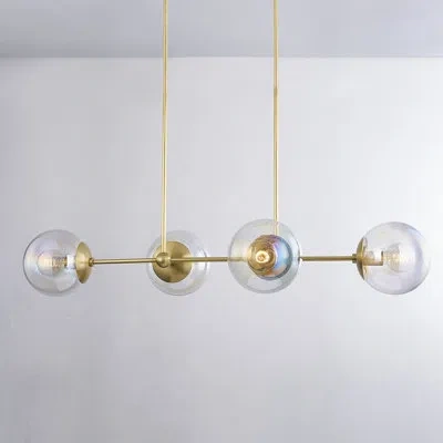 Mitzi Ophelia 4 Light Linear In Brass