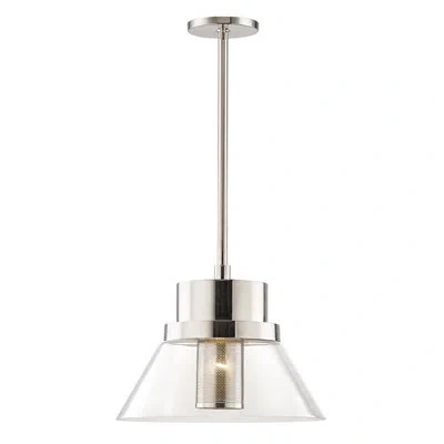 Mitzi Paoli 1 Light Pendant In Polished Nickel