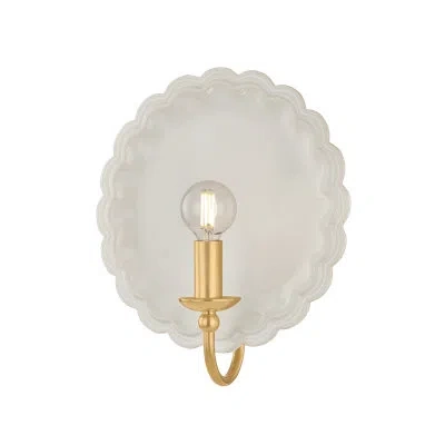 Mitzi Paulette Wall Sconce In Ceramic Gossamer Ivory