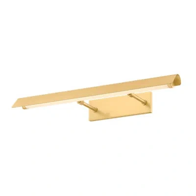 Mitzi Regan 24.5 Inch Wide 2 Light Integrated Led Picture Light In Gold