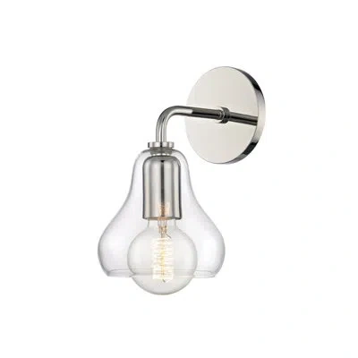 Mitzi Sadie 1 - Light Dimmable Armed Sconce In Polished Nickel