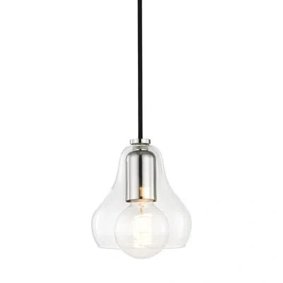 Mitzi Sadie 1 - Light Single Bell Pendant In Polished Nickel
