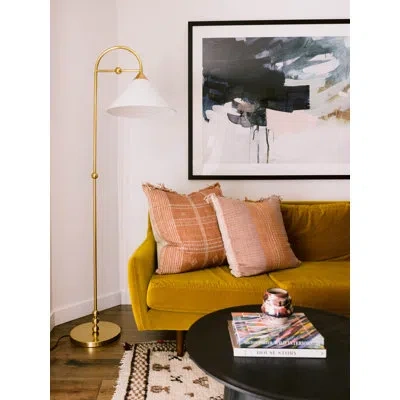 Mitzi Sang Floor Lamp By Dabito In Aged Brass