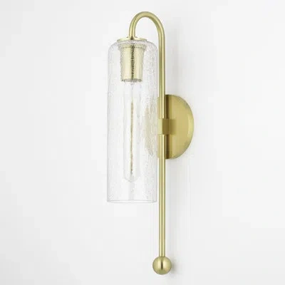 Mitzi Skye 1 Light Wall Sconce In Aged Brass