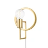 Mitzi Tory 1 Light Plug-in Plug-in Sconce In Aged Brass
