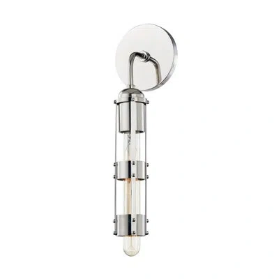Mitzi Violet 1 - Light Dimmable Armed Sconce In Polished Nickel
