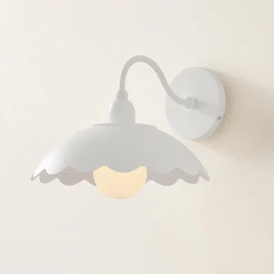 Mitzi Yael 1 Light Wall Sconce By Zoe Feldman X  In Texture White;texture Blanc