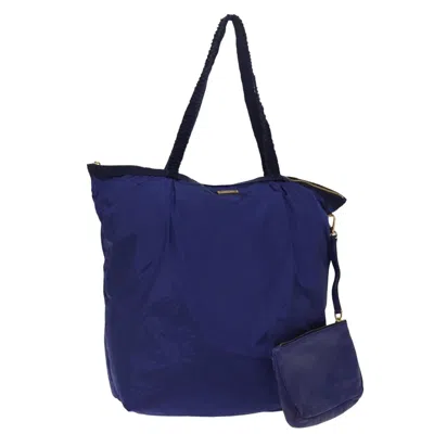 Pre-owned Miu Miu - Synthetic Tote Bag () In Blue